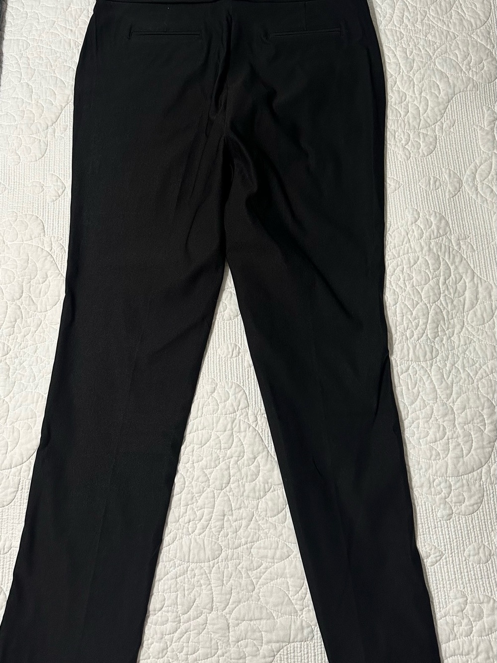 Anne Klein Black Womens  Dress Pants - Tailored Straight Leg